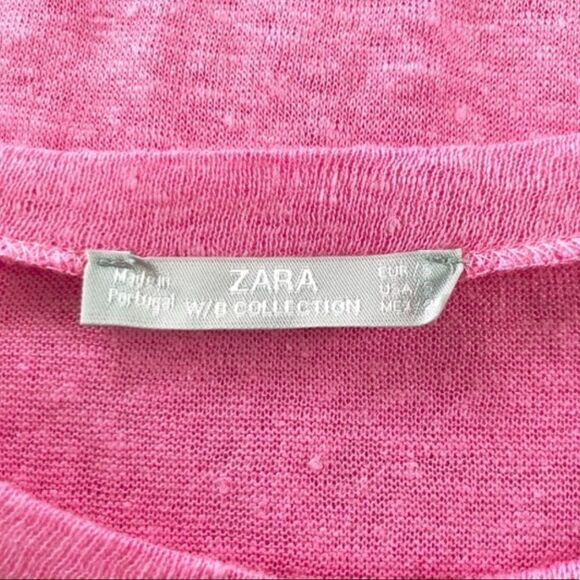 ✨HP✨”Today’s Outfit is Pink” Linen Slogan Tee✨ - Picture 5 of 9